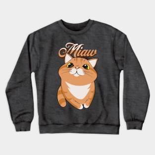 cat miaw Crewneck Sweatshirt